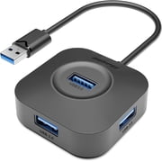 BENFEI USB 3.0 Hub, 4 Ports USB A Splitter Ultra Compact for Mouse, Keyboard, Flash Drive, U Disk, Printer Compatible with Laptop, Desktop PC, Xbox, PS5, and Mo