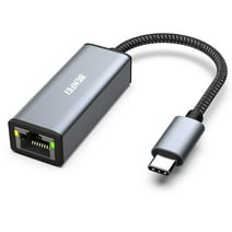 BENFEI USB-C to Ethernet Adapter, USB Type-C (Thunderbolt 3/4) to RJ45 Gigabit Ethernet LAN Network Adapter Compatible with iPhone 15 Pro/Max, MacBook Pro/Air 2023, iPad Pro,iMac, S23, XPS 17 and More