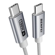 BENFEI USB C fast charging cable (100W 3.3ft), aluminum shell usb-c cable for iPhone 15/15Pro/15Plus/15Pro Max MacBook Pro/iPad Pro 2023, iPad Air 4,Samsung Gal