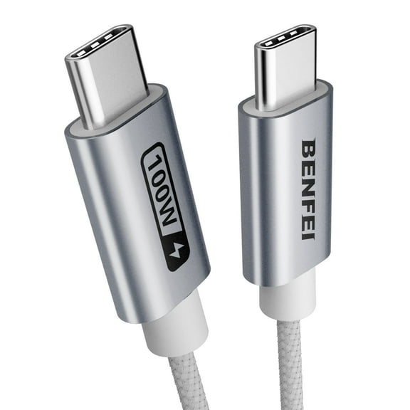 BENFEI USB C fast charging cable (100W 3.3ft), aluminum shell usb-c cable for iPhone 15/15Pro/15Plus/15Pro Max MacBook Pro/iPad Pro 2023, iPad Air 4,Samsung Galaxy S23+/S23
