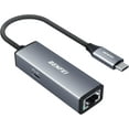 thumbnail image 1 of BENFEI USB-C to Ethernet Gigabit Adapter with 100W Power Delivery, Compatible with iPhone 15 Pro/Max, MacBook Pro/Air 2023, iMac, 1 of 7