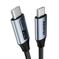 thumbnail image 1 of BENFEI USB C to USB C Monitor Cable(4K@120Hz), 100W PD Fast Charge, 10Gbps Data Transfer, 3ft Tangle-Free Silicone Cable, 1 of 8