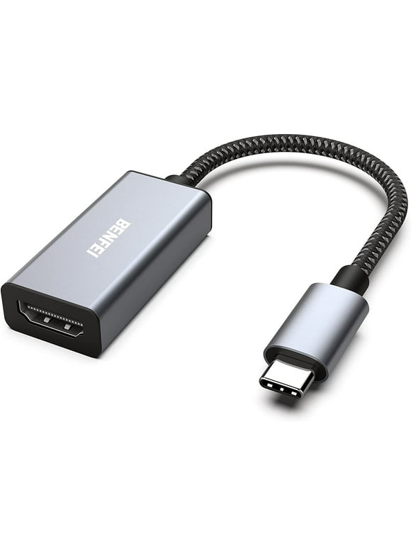 BENFEI USB Type-C to HDMI Adapter [Thunderbolt 3/4 Compatible] with iPhone 15 Pro/Max, MacBook Pro/Air 2023, iPad Pro, iMac, S23, XPS 17, Surface Book 3 and More