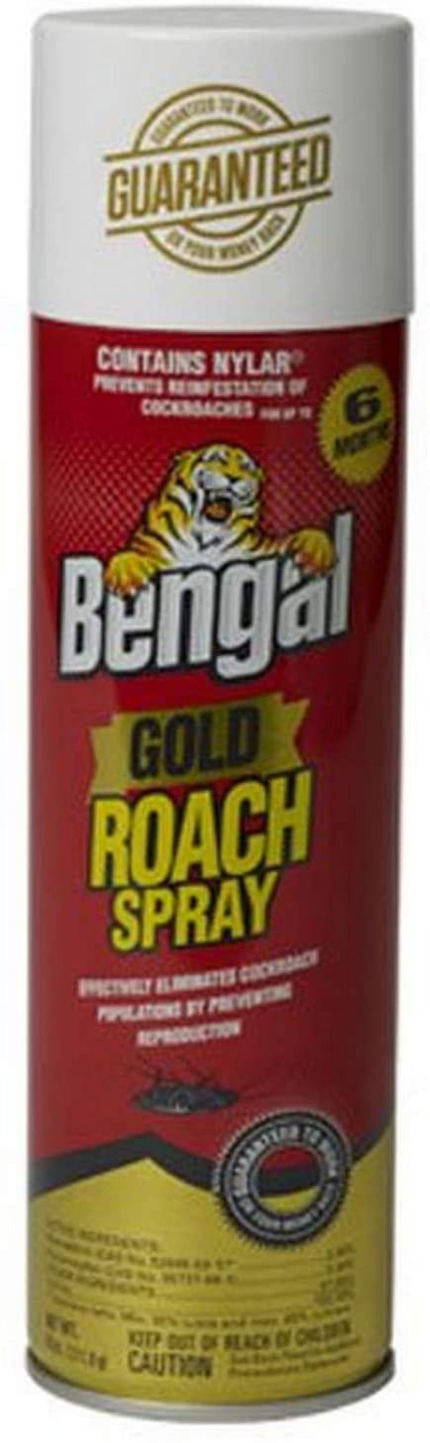 Bengal Gold Roach Spray Insecticide - Heavy Duty Professional Cockroach ...