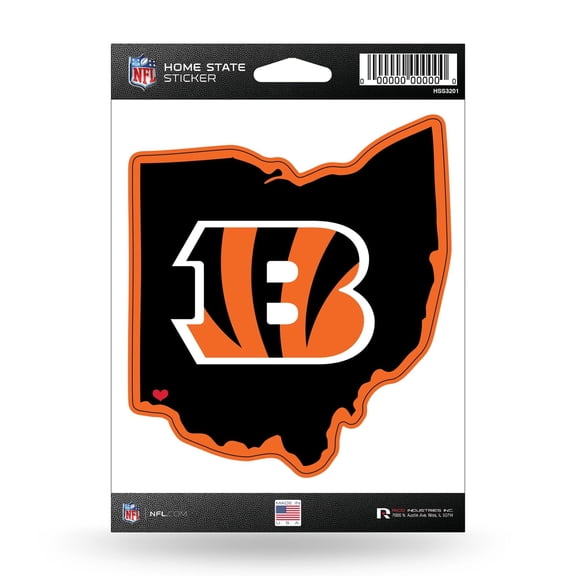 BENGALS HOME STATE STICKER
