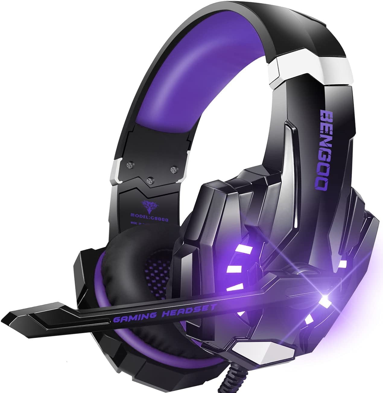 BENGOO G9000 Gaming Headset with Mic, PS4, Xbox, PC, Noise BENGOO G9000 Gaming Headset with Mic, PS4, Xbox, PC, Noise