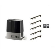 BENINCA SLIDE GATE OPENER / OPERATOR BULL424R KIT 1 BULL424R, 2 LONG-RANGE REMOTE CONTROLS TO.GO 2 A & 5 RI.M4P NYLON/STEEL CORE RACKS 40  EACH