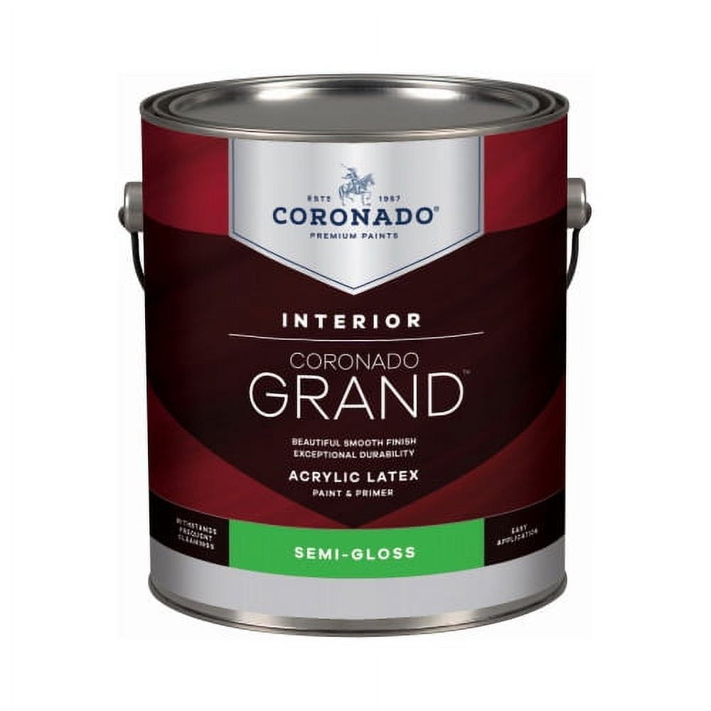 BENJAMIN MOORE & COCORONADO 704.1.1 Grand Gallon White SemiGloss Paint