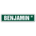 thumbnail image 1 of BENJAMIN Street Sign Childrens Name Room Sign | Indoor/Outdoor |  36" Wide, 1 of 5