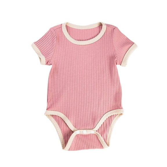 BENJAMJAM 0-3Y Pure Cotton Bodysuit - Summer New Arrival Cute Jumpsuit Solid Color Baby Clothes