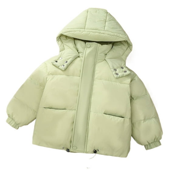 BENJAMJAM 2-12Y Down Jacket Warm Hooded Neck Protection Casual Coat