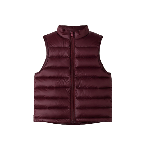 BENJAMJAM 3-15Y Down Vest - Stand Collar Zipper Closure Ultra-Light & Warm Ideal For Layering Everyday Wear
