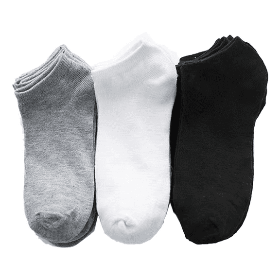 BENJM 12 Pairs Mens Womens Ankle Socks Sport Cotton Crew Socks Low Cut Invisible (Mixed)
