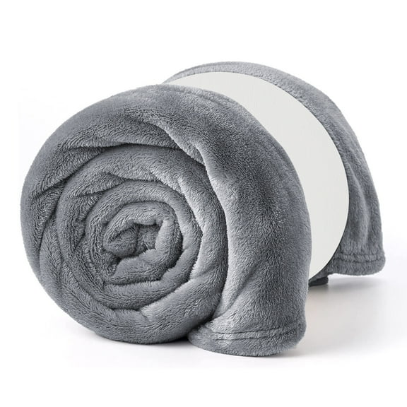 BENJM Fleece Blanket Queen Size  400GSM Luxury Anti-Static Fuzzy Soft Microfiber Bed Blanket (90x90 Inch)