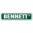thumbnail image 1 of BENNETT Street Sign Childrens Name Room Sign | Indoor/Outdoor |  24" Wide, 1 of 5