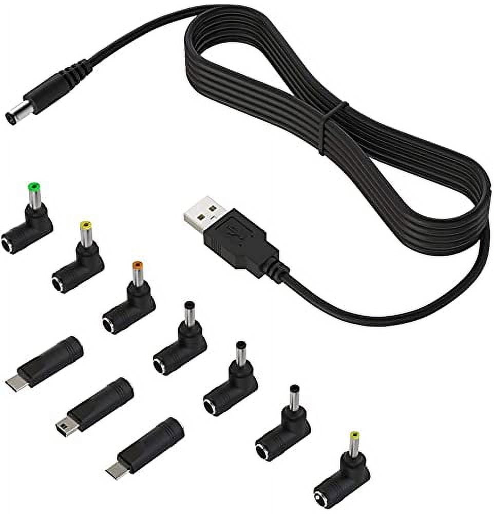 BENSN DC 5V USB Power Charger Cord, USB to DC Plug Charging Cable