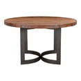 thumbnail image 1 of Moe's Home Collection Bent Round Dining Table 54" Smoked, 1 of 5