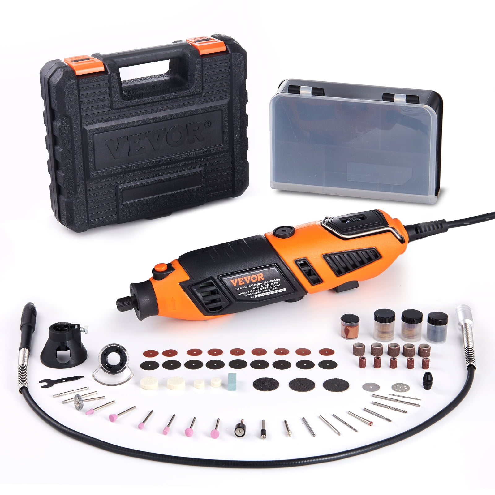 BENTISIM Rotary Tool Kit, 8000-35000 RPM Variable Speed Rotary Tool Kit A Universal Chuck, 5-Speed, 186 PCS Accessory Set for Grinding, Sanding, Polishing, Milling, Carving, Cutting and Polishing - Walmart.com