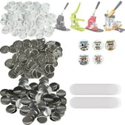BENTISM 1.25 32mm Button Badge Parts Supplies for Button Maker Machine 500 Sets