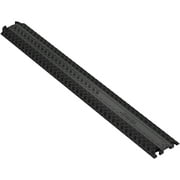 VEVOR 1 Pcs Drop Over Cable Cover Protector Ramp, 2000 lbs/axle Load Capacity, Heavy Duty TPR Hose, Floor Cord Cover for High Walking Traffic Areas Indoor Outdo
