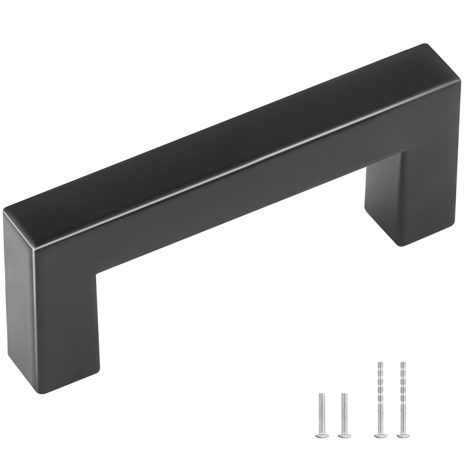 VEVOR 10 Pack Stainless Steel Kitchen Square Cabinet Handles Pulls 3in / 76mm