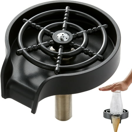 BENTISM 10 Powerful Spraying Jets 360° Rotating Cup Rinser for Sink