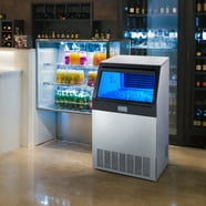 VEVOR 110V Commercial Ice Maker 80-90lbs/24H with 33LBS Bin, Full Heavy ...