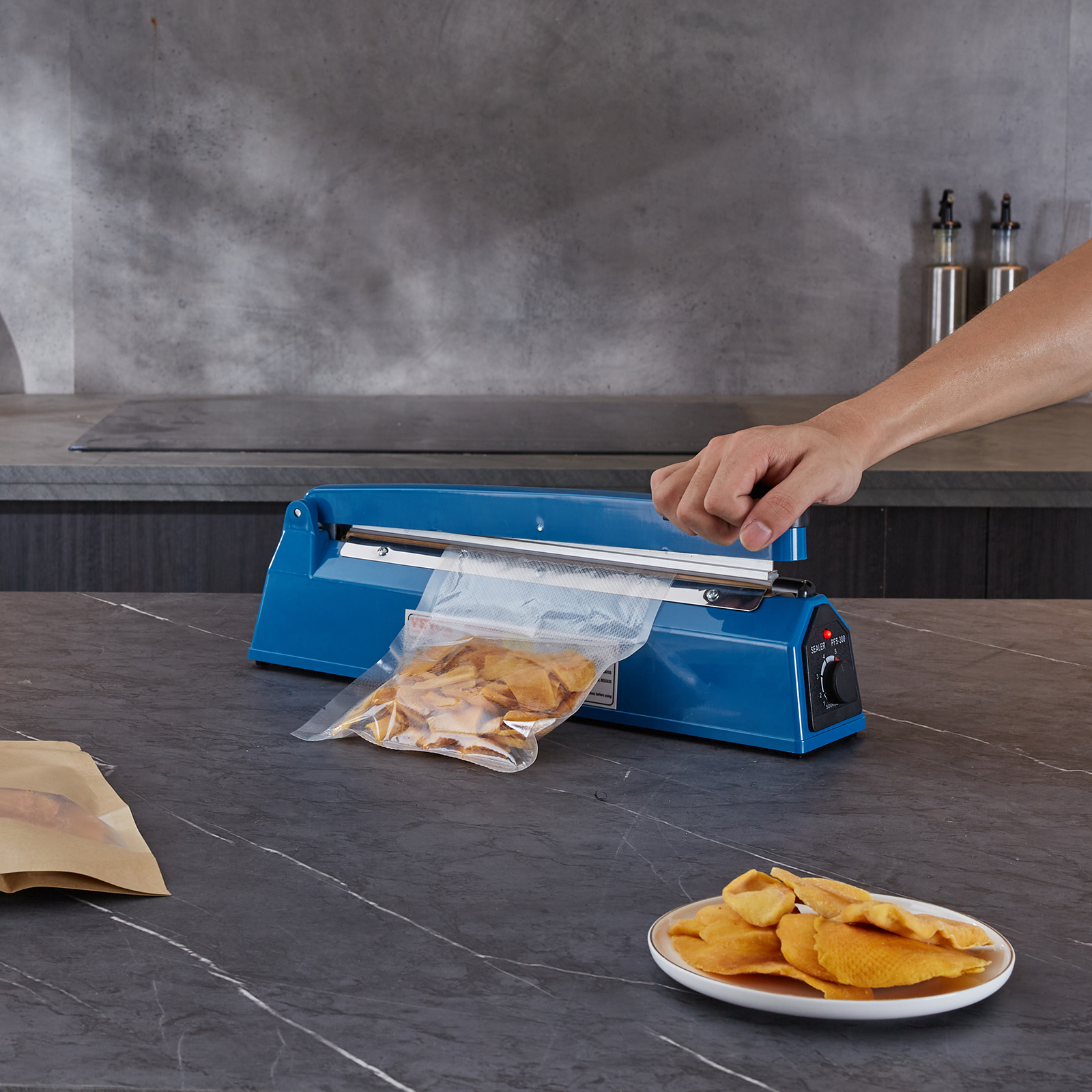 VEVOR FKR400 Hand Held Crimp Sealer 16 inch, 10mm Seal Width Crimp