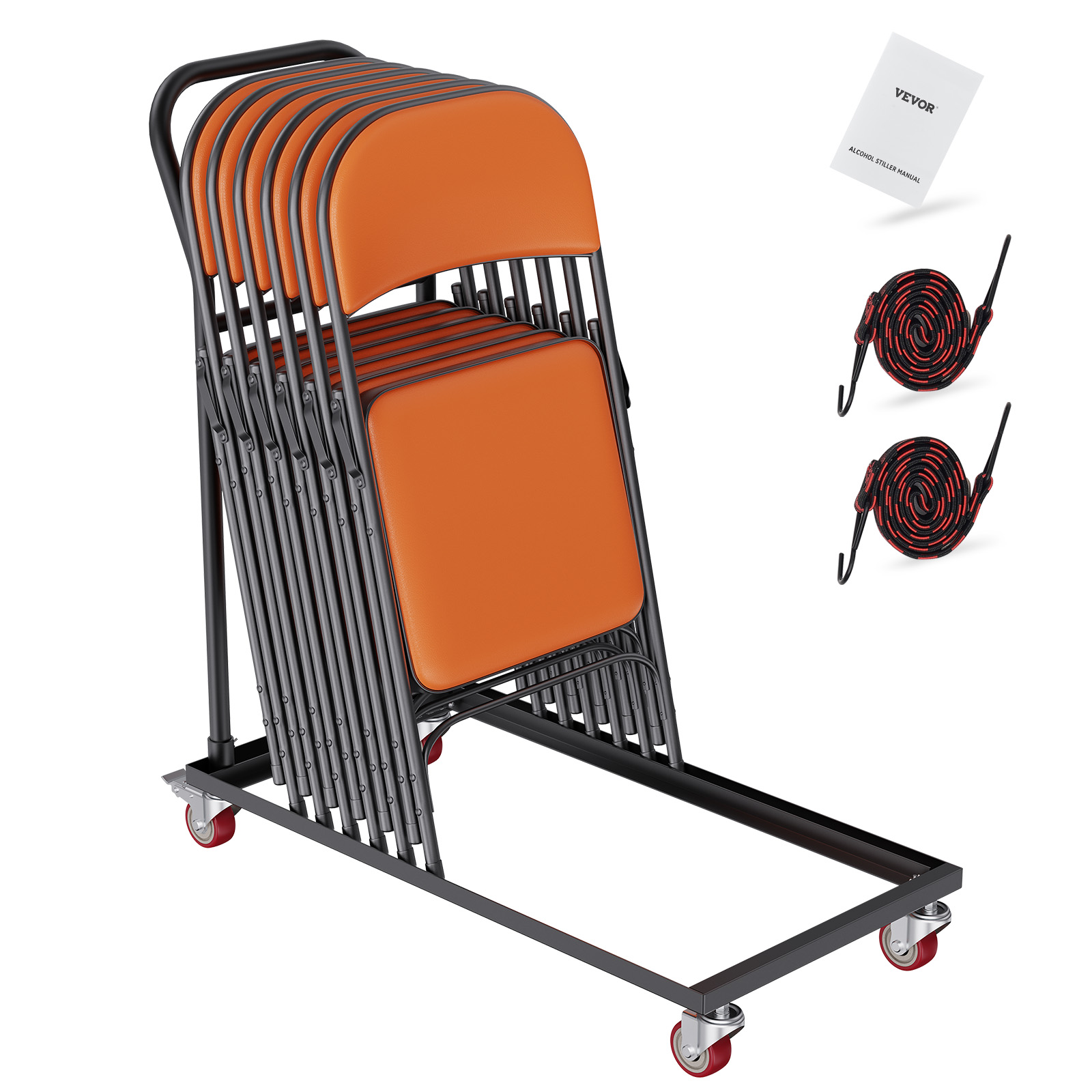 Flash Furniture Vertical Storage Folding Chair Dolly 50 Chair