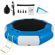BENTISM 13ft Diameter Inflatable Water Trampoline Bounce Swim Platform Lake Toy