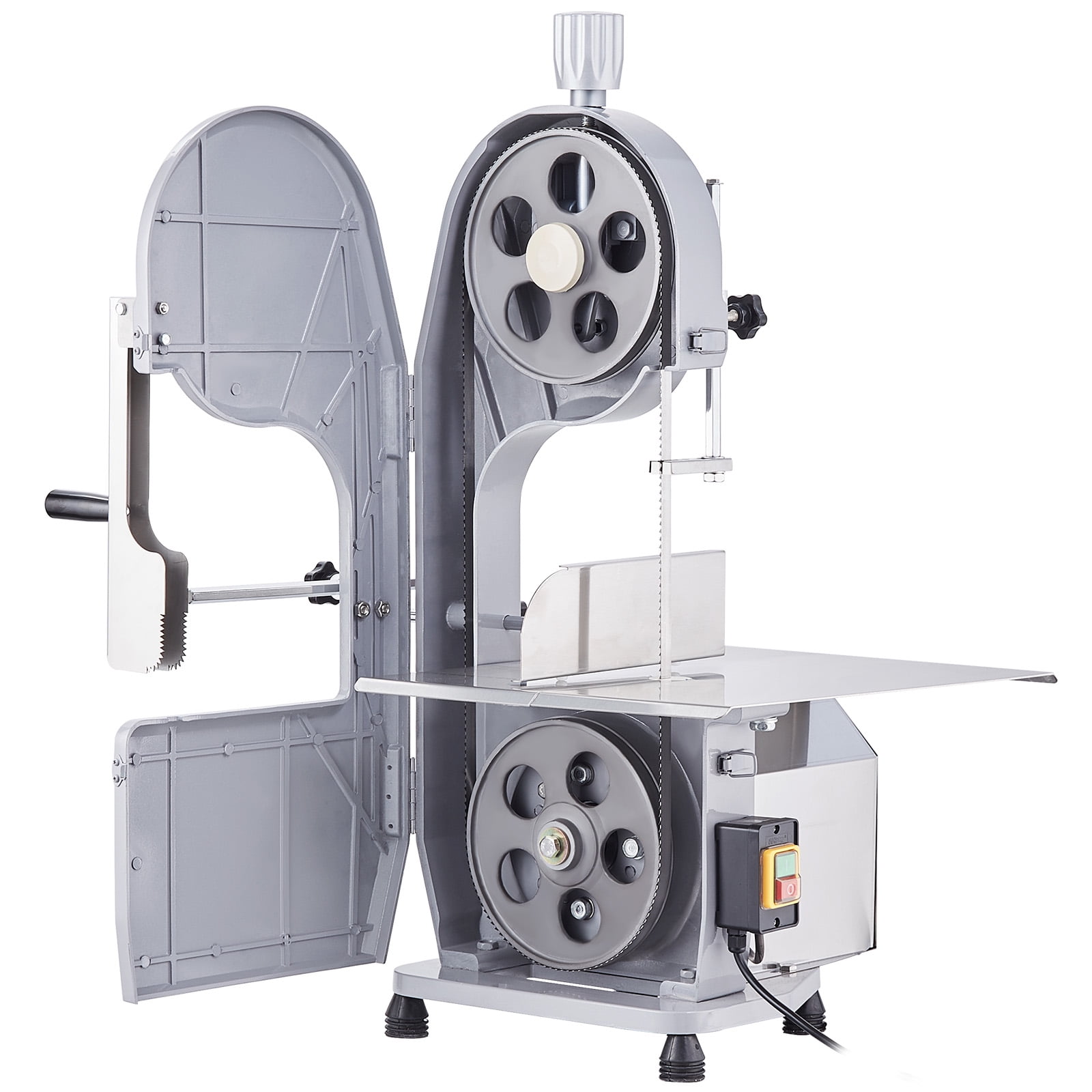 VEVOR 1500W Commercial Electric Meat Bandsaw Stainless Steel Bone Sawing Machine