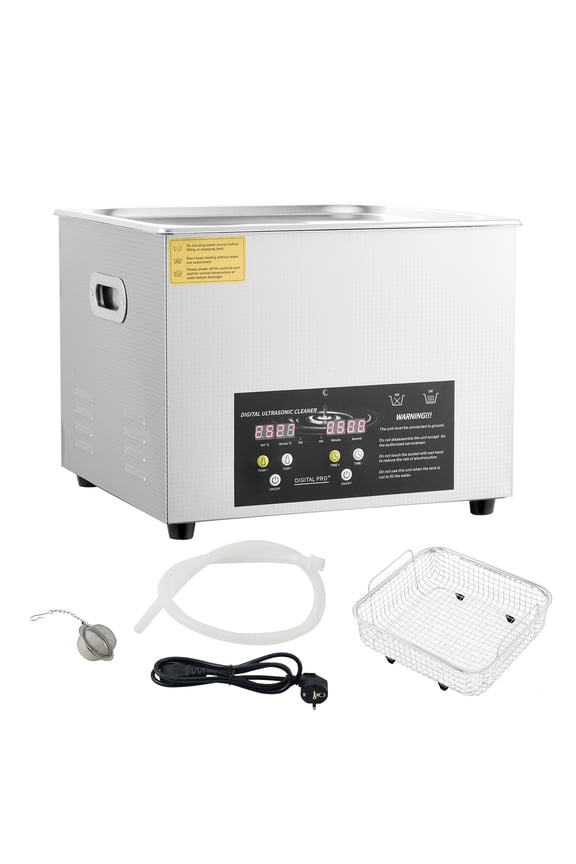 15L Digital Ultrasonic Cleaning Machine Heater Timer 600W 40KHz Powerful Jewelry Eyeglasses Cleaning Machine