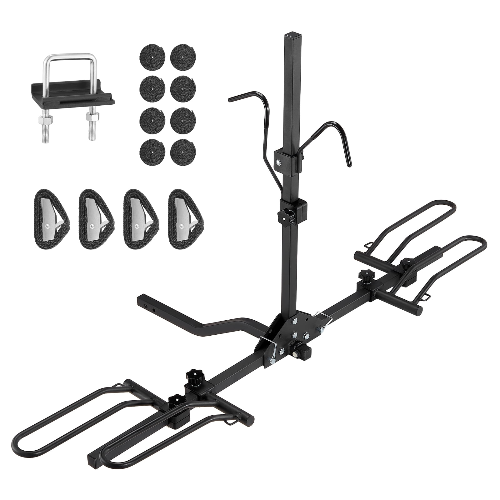 BENTISM 2 Bike Rack 80LBS Hitch Mount Folding Carrier Car Truck SUV 1.25 2 Receiver Walmart