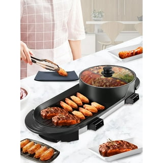 BENTISM Smokeless Indoor BBQ Grill 110sq.in 1500W Nonstick Surface