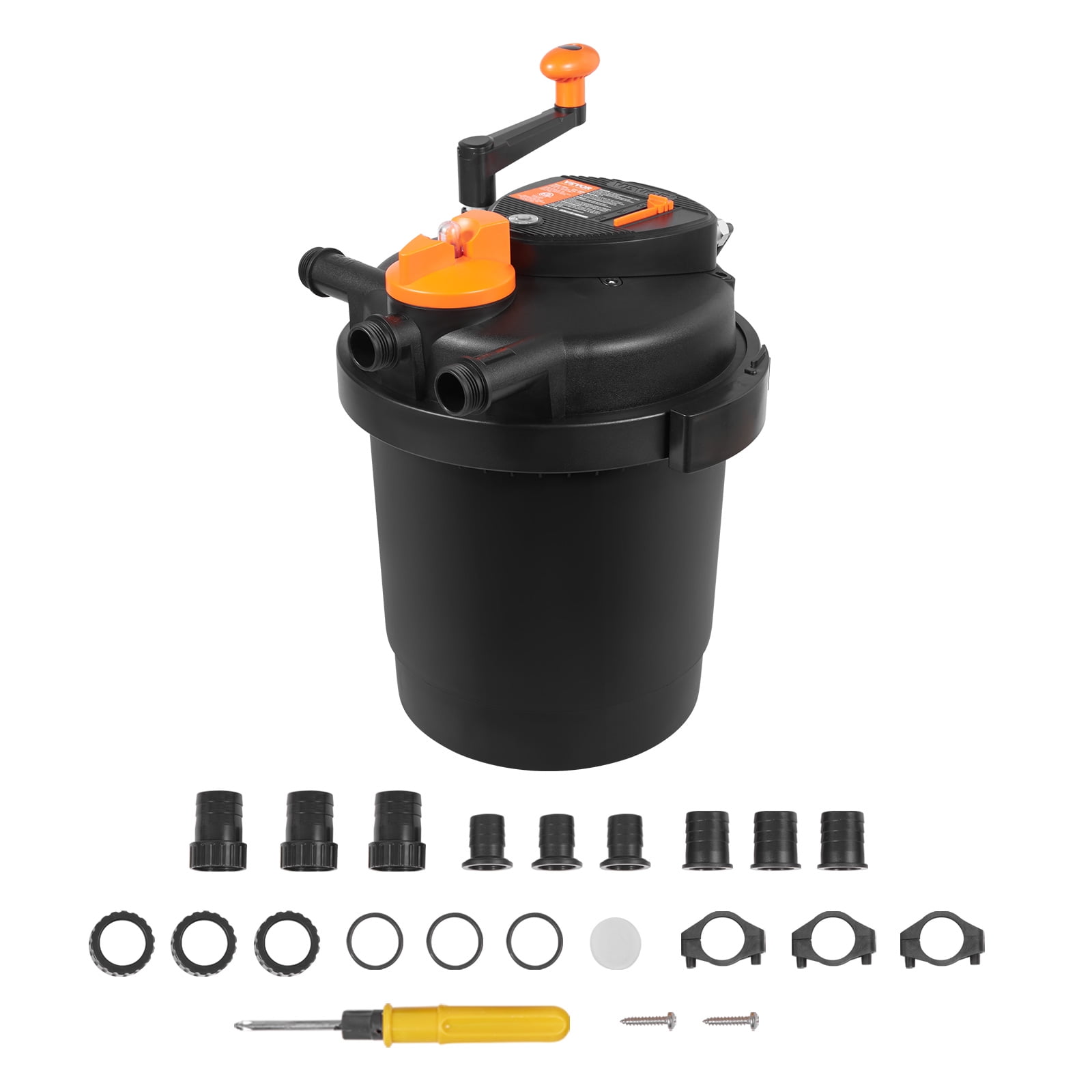 BENTISM 2000Gal 1840GPH Pond Pressure Bio Filter Koi Pond Filter with