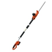 BENTISM 20V Cordless Hedge Trimmer, 18 inch Double-edged Steel Blade, Pole Hedge Trimmer Kit 20V Battery, Fast Charger Included, 74-94 Telescoping Design for High Branches