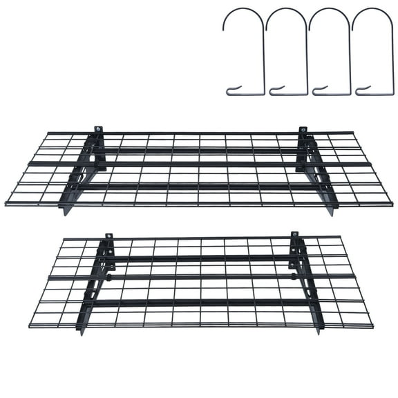 VEVOR 2PCS 6x2 ft Garage Storage Shelving Wall Mounted Heavy Duty Shelves Rack