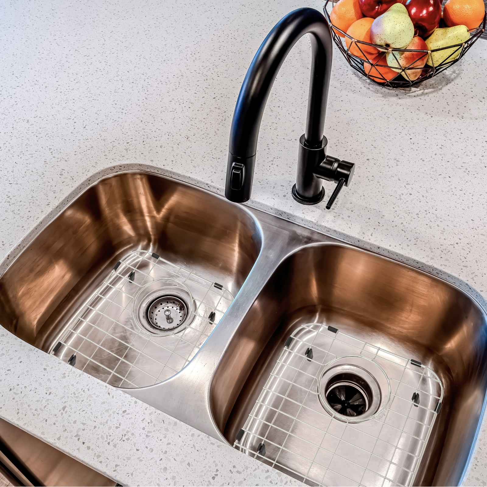 Stainless Steel Sink Protector (Coated Feet) – The Better House