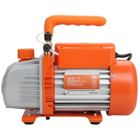 VEVOR 3.5CFM Vacuum Pump 150W 120V Air Conditioning Vacuum Pump Single Stage Pump for wood stabilization, refrigeration, laboratory DIY