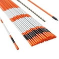 thumbnail image 1 of VEVOR 30 Pack 48" Driveway Markers Orange Snow Plow Stakes 0.4" Fiberglass Rod, 1 of 10