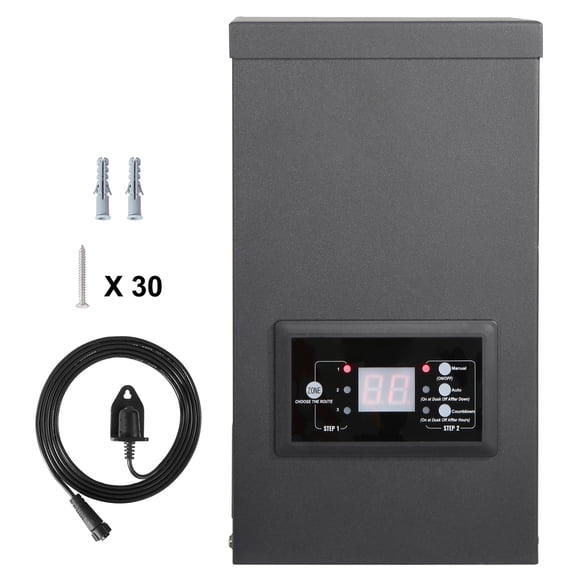BENTISM 300W Low Voltage Landscape Transformer with Timer and Photocell Sensor