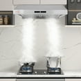 BENTISM 30inch Under Range Hood ，558cfm 3 Speed Exhaust Fan