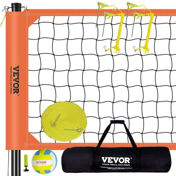 BENTISM 32 x 3FT Outdoor Portable Standard Volleyball Net Set System
