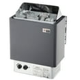 thumbnail image 1 of BENTISM 4.5KW Stainless Steel Sauna Heater, Wall-Mounted, 105-210 cu.ft, Internal Controller, 1 of 9