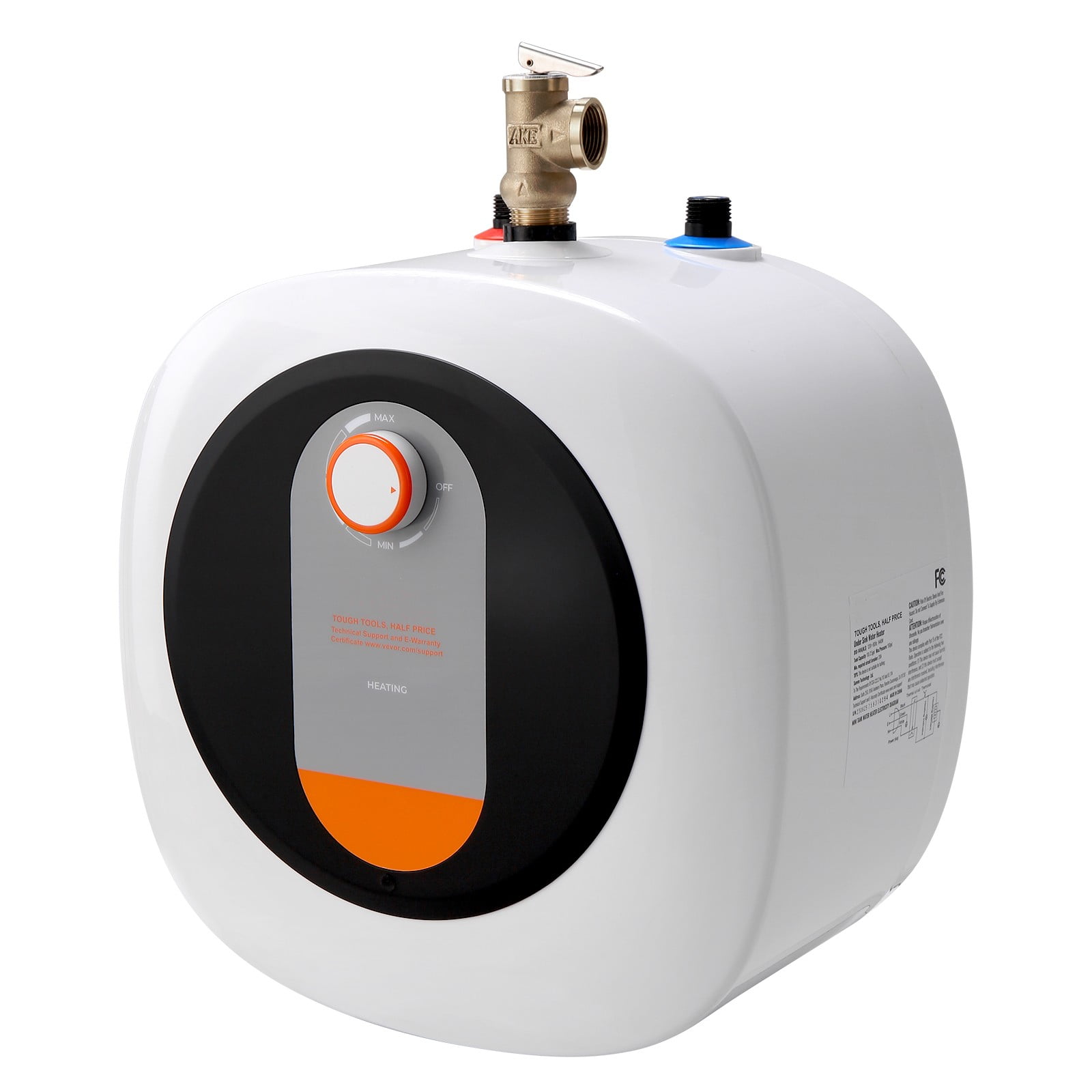 BENTISM 4 Gallon Electric Mini Tank Water Heater 120V 1400W Hot Water