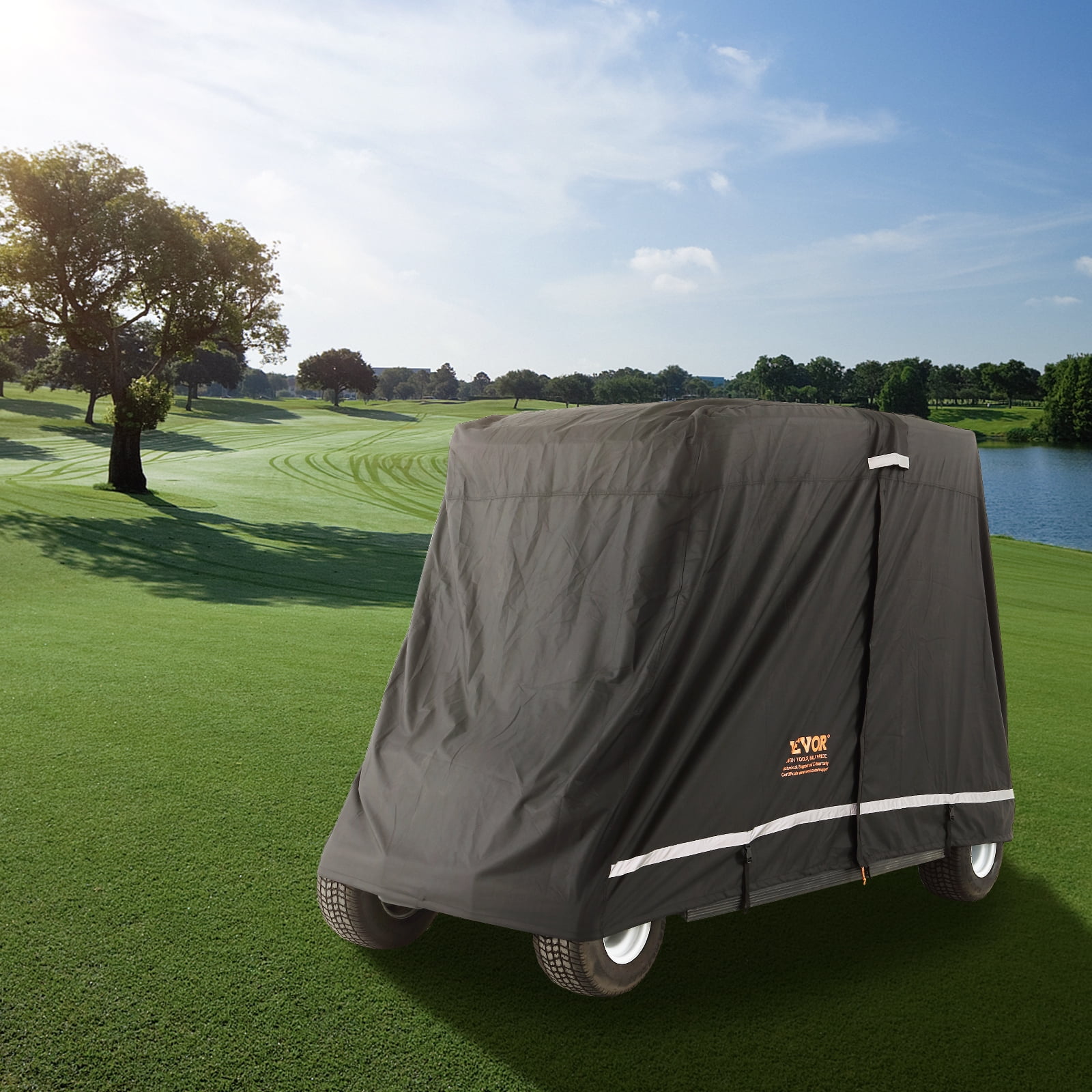 BENTISM 4 Passenger Golf Cart Cover 600D Polyester Waterproof Cover
