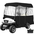 thumbnail image 1 of BENTISM 4 Passenger Golf Cart Cover Driving Enclosure Waterproof Person Roll-up Door, 1 of 9