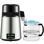 VEVOR 4L Water Distiller 1L/H Distilled Water Maker Timing & Temp Display Silver