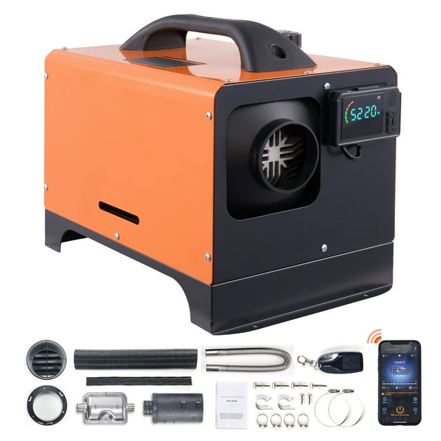 BENTISM 5 KW Diesel Air Heater, Bluetooth App Control Allonone Diesel Heater with Automatic
