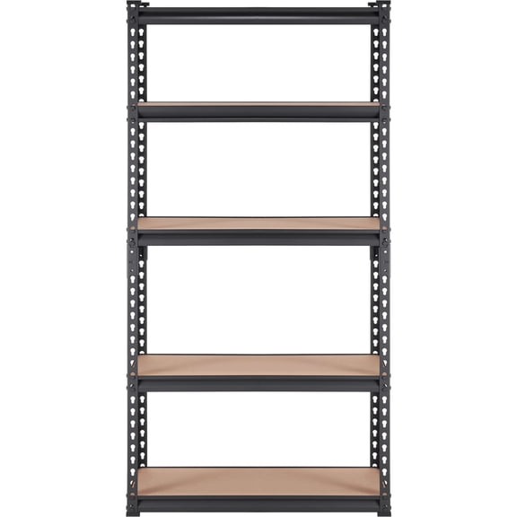VEVOR 5 Tier Adjustable Heavy Duty Steel Shelving Unit, 12"D x 30"W x 60"H Garage Storage Rack 2000 lbs Load